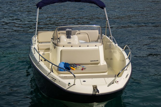 4h trip from Dubrovnik to the Elafiti islands with Quicksilver 675 boat - Swim Stops and the Snorkel Kit: When Included Gear Actually Helps
