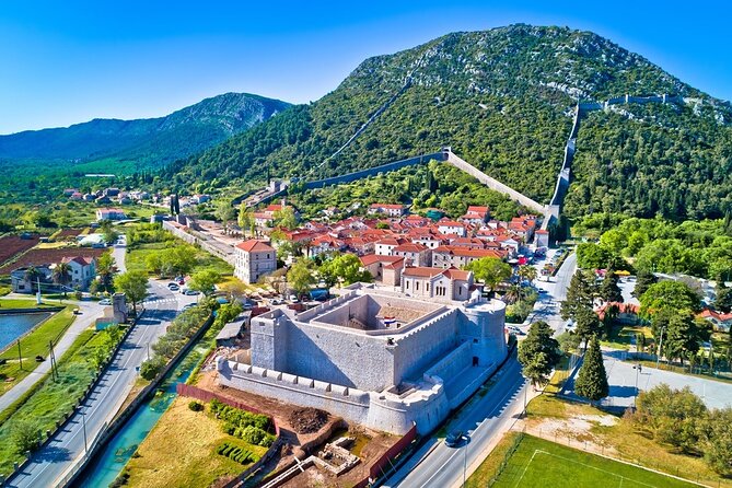 Authentic private viewpoint wine&dine tour - Ston’s walls and working saltworks, plus oyster tasting