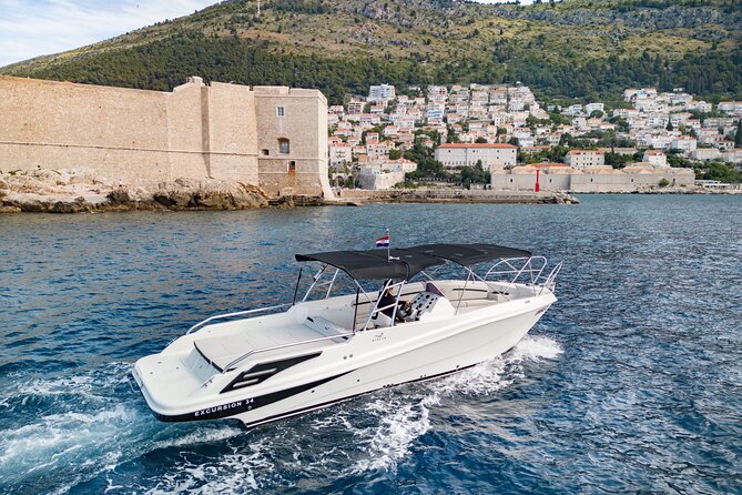 Brand New Mercan Excursion 34 Private Tour From Dubrovnik Cavtat - Blue Cave swimming: tight entrance, short depth, and a clear plan