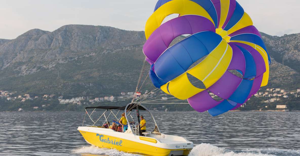 Cavtat: Parasailing - The Parasailing Ride Over Cavtat: What Happens in the Air