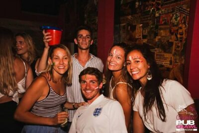 Columbo Pub Crawl Dubrovnik - Elyx Night Club: Unlimited Drinks for 40 Minutes Plus Glow Paint