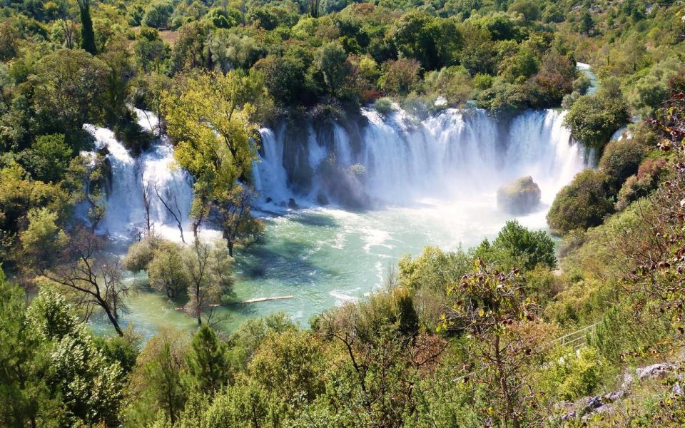 Day Trip From Dubrovnik: Mostar & Kravice Waterfalls - Kravice Waterfalls: stone oasis, swim chance, and what fits