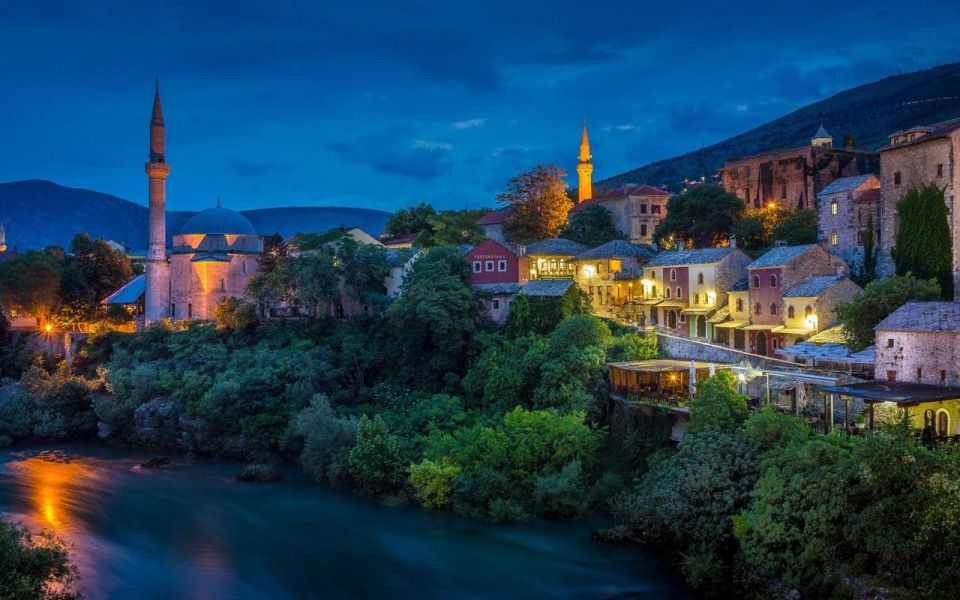 Day Trip From Dubrovnik: Mostar & Kravice Waterfalls - Mostar Old Town: historic streets, lunch time, and culture in motion