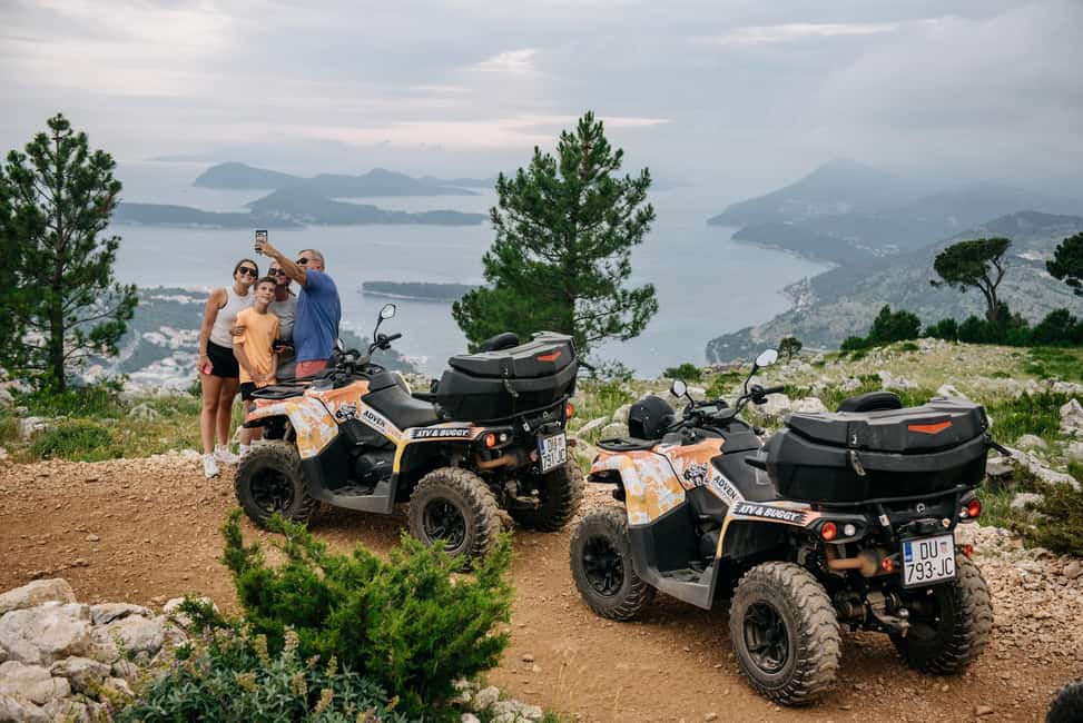 Dubrovnik: 3-hour ATV Safari Tour with Hotel Transfers - Safety briefing in Srebreno, then villages and off-road play
