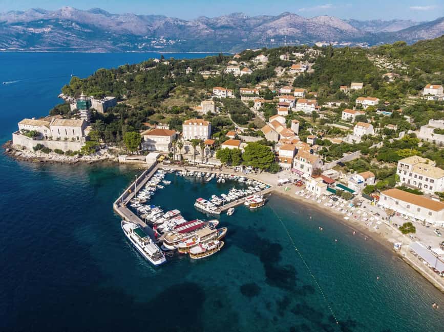 Dubrovnik: Best of the Elaphites by Catamaran - Šipan Island Stop: Churches and Villas, Without the Rush