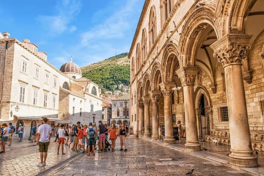 Dubrovnik: City Walls, Old Town Walking Tour & Adriatic View - Pile Gate and Stradun: the Old Town’s main stage