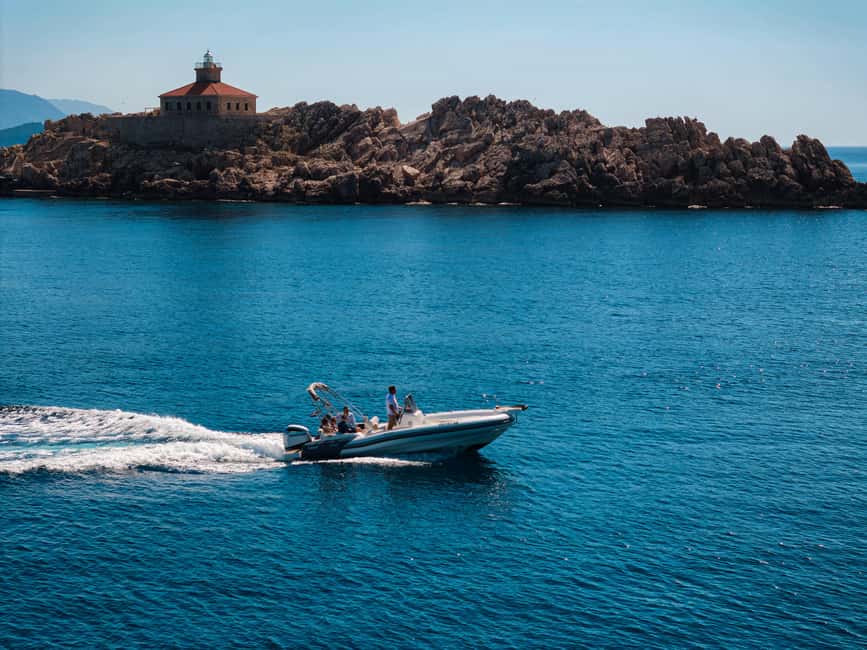 Dubrovnik: Elaphite Islands Private Speedboat Full-Day Tour - The hidden-bay snorkeling break on the way to Šipan
