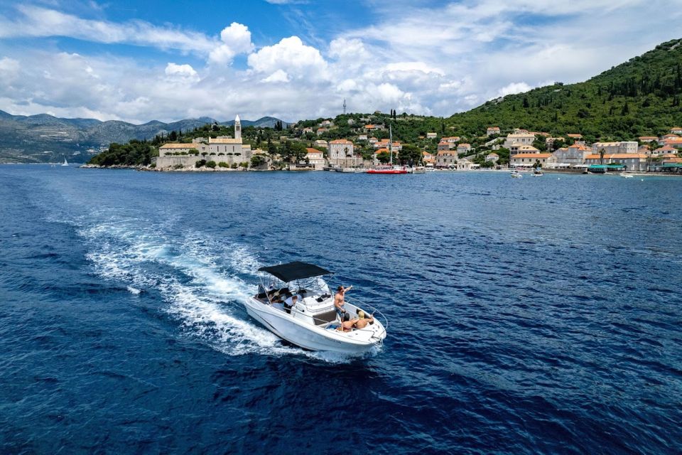 Dubrovnik: Elaphiti Islands Private Day Cruise by Speedboat - On-board comfort: drinks, snacks, towels, snorkel gear, and that underwater camera