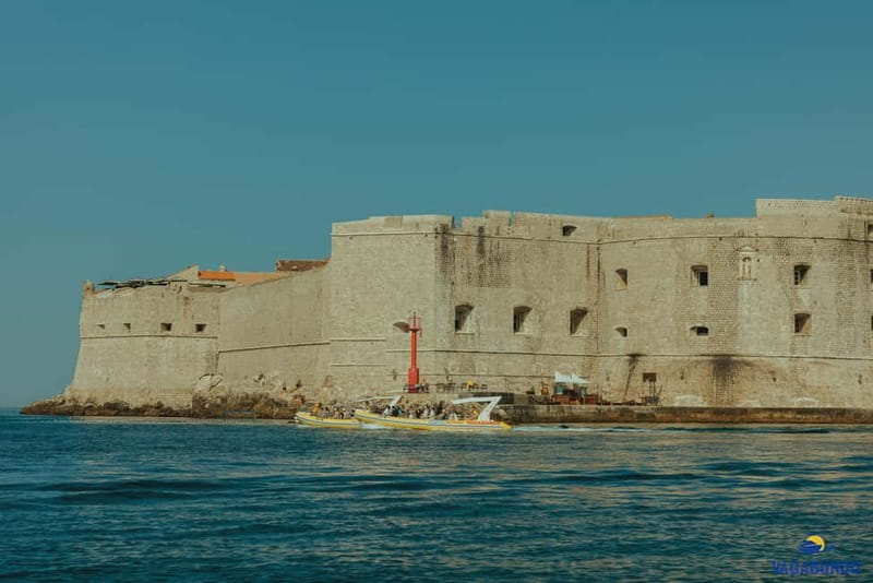 Dubrovnik: Morning Blue Cave speedboat tour with drinks - Starting at Ribarnica and getting that city-wall view fast