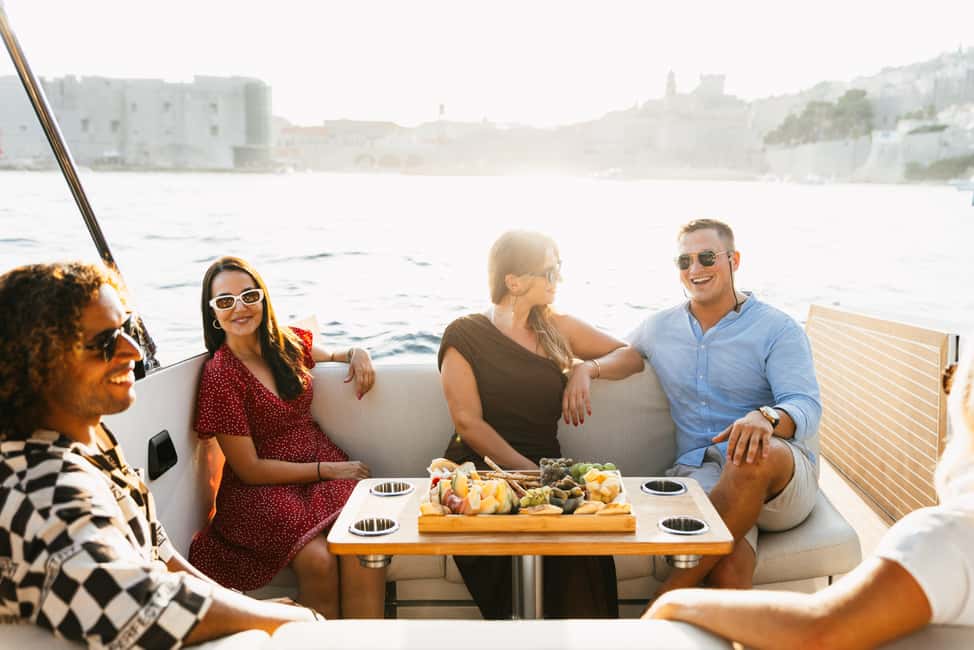 Dubrovnik: Private Boat Cruise at Sunset with Champagne - Skipper Style Matters: When Ivan or Bruno Shows Up