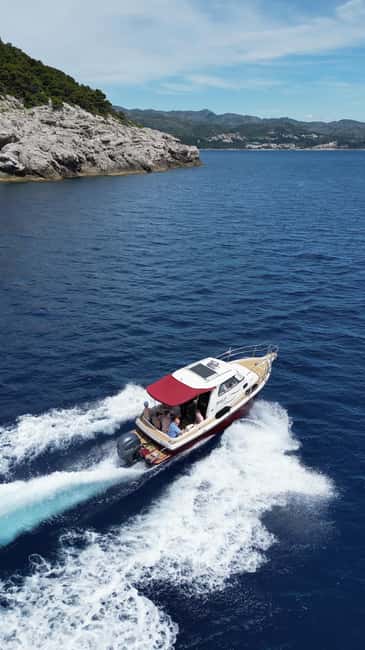 Dubrovnik: Private Boat Rental for Parties & Alcohol - First swim stop: music on, snorkel gear ready, and less rushing