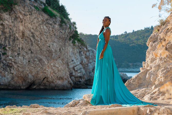 Dubrovnik: Private Flying Dress Photoshoot Experience - Price and value: $900.18 for up to two people
