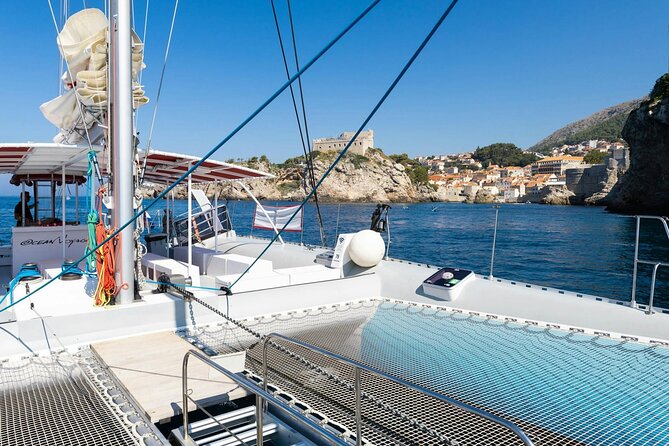 Dubrovnik Sunset Catamaran Cruise with drinks - Lokrum Island views and the catamaran comfort details that matter