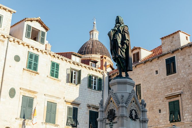 Dubrovnik's History with a Local: the Homeland War Stories Private Tour - Luza Square: imagining the scale of grenades