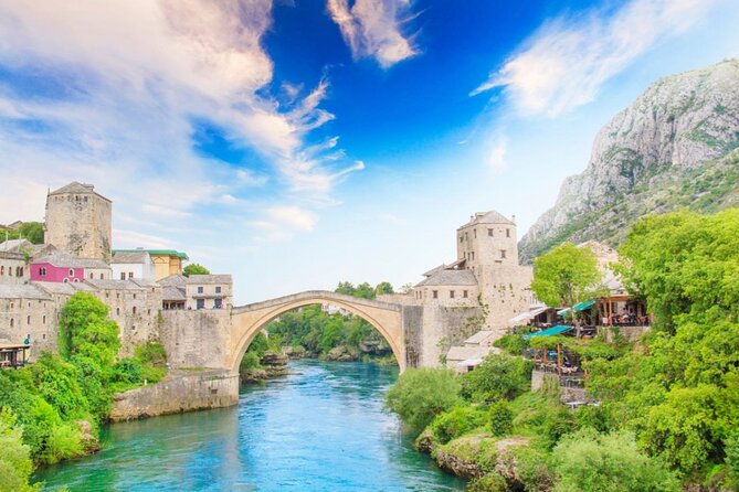 Enjoy Ancient Mostar - Stop 1: Neretva River views and a quick reset