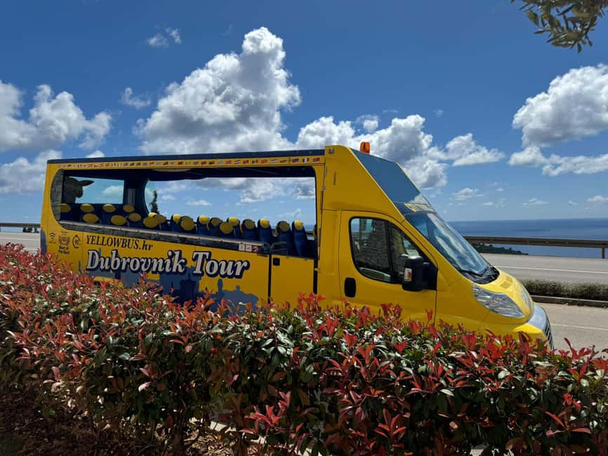 Hop-On Hop-Off Yellow Cabrio Tour: See Dubrovnik in 90mins - Your ride through Dubrovnik: iconic areas plus off-the-main-track flavor