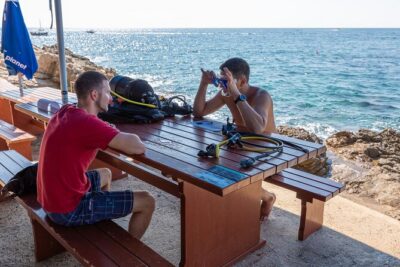 Intro Dive in Dubrovnik - What happens before you enter the water