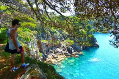 Kolocep Island Hiking and Swimming Full Day Trip from Dubrovnik - Donje Celo to the first viewpoints: the 3-hour hike setup