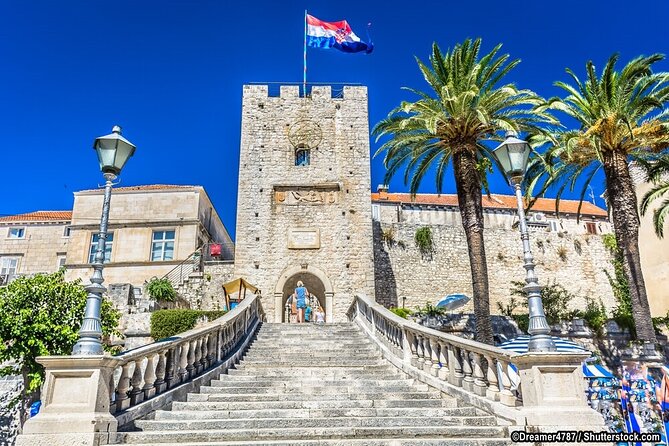 Korčula & Ston: Island Charms, Pelješac Delights & Wine Tasting - Korčula Old Town: Cathedral of Saint Mark and the Bishop’s Palace