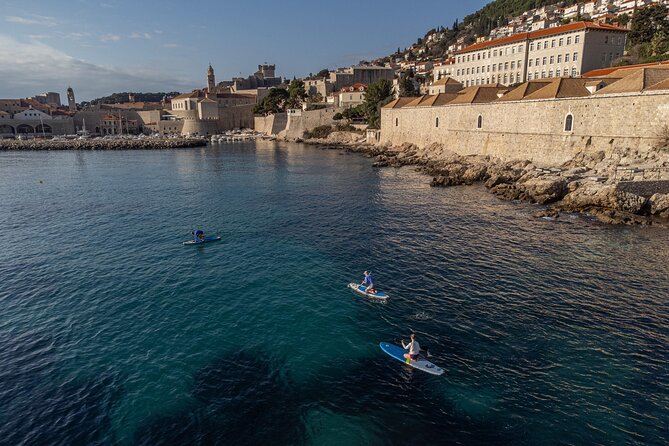Lokrum Paddleboarding & Snorkeling Adventure; Caves and more - The Lokrum coastline angle: why this beats land views