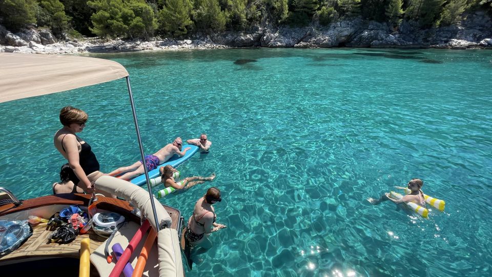 Luxury Private Boat Tour to Elaphiti Islands (4 hours) - Secluded coves and sandy beach time with snorkeling gear