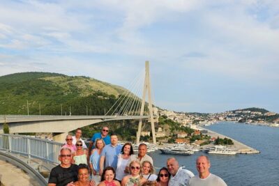 Luxury Sunset Tour with Wine Tasting - Stop 1: Most Dr. Franja Tuđmana and the city lighting up