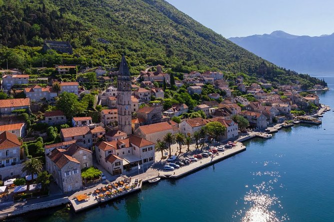 Montenegro Kotor Bay with Boat Ride to The Lady of the Rock - Perast stop: grand palaces, church views, and the 50-minute reality check