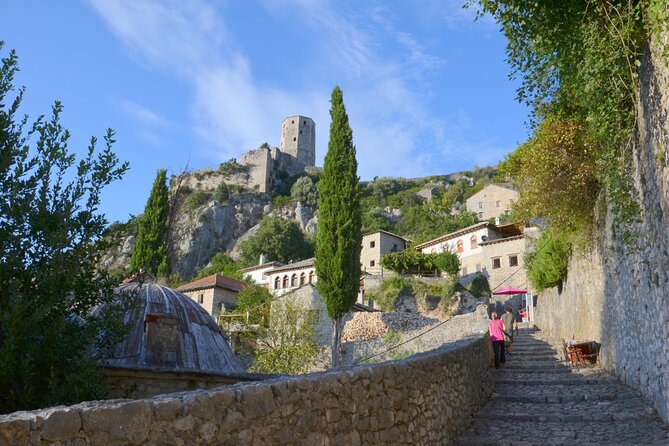 Mostar, Kravica Waterfalls and Pocitelj Day Trip from Dubrovnik - Stop 2: Počitelj Citadel for views and a fast history hit