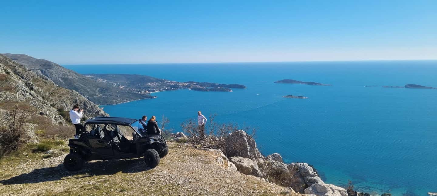 Private Buggy Panorama Adventure /2 hours-2 hills Viewpoint - Malaštica Hill and Župa dubrovačka: villages, bays, and a steep 625 m summit