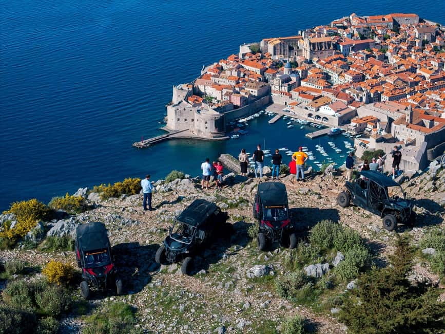 Private Buggy Panorama Adventure /2 hours-2 hills Viewpoint - Srđ Hill: Fort Imperial, a cable car station, and the big Dubrovnik view