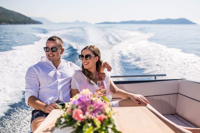 Private Half-Day Tour Elaphiti Islands by Speedboat, Dubrovnik - Koločep Island and the Blue Cave area: rock, light, and snorkeling focus