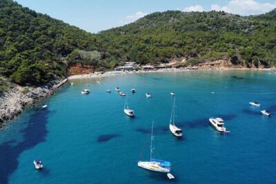 Private Inter-Island Tour from Dubrovnik to Elaphiti Islands - Lopud’s sandy beach on the east side: an easy island win