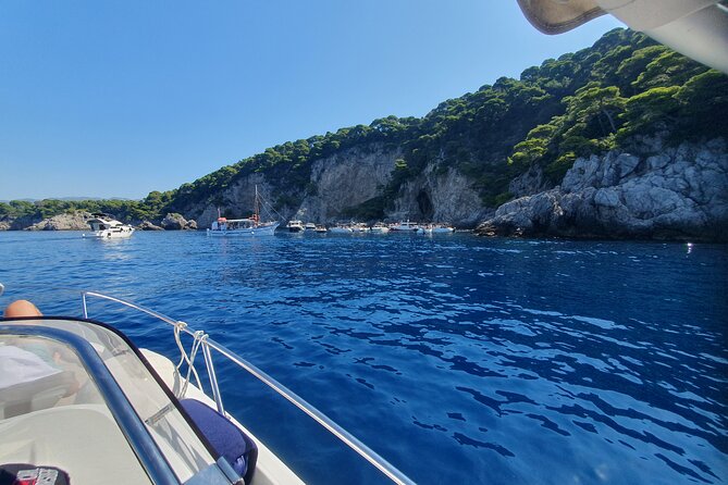 Private Local Guided Speedboat Tour in Dubrovnik Archipelago - Three Green Caves: more swim time, more variety in one stretch