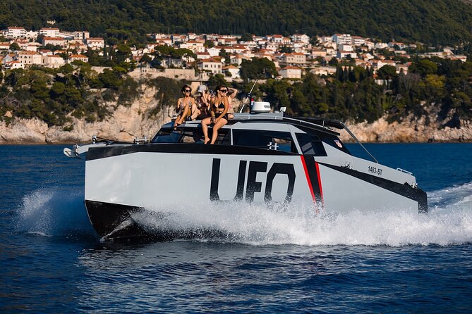Private tours to Elaphite Islands by UFO BOAT - A futuristic UFO BOAT that’s more than a photo stop