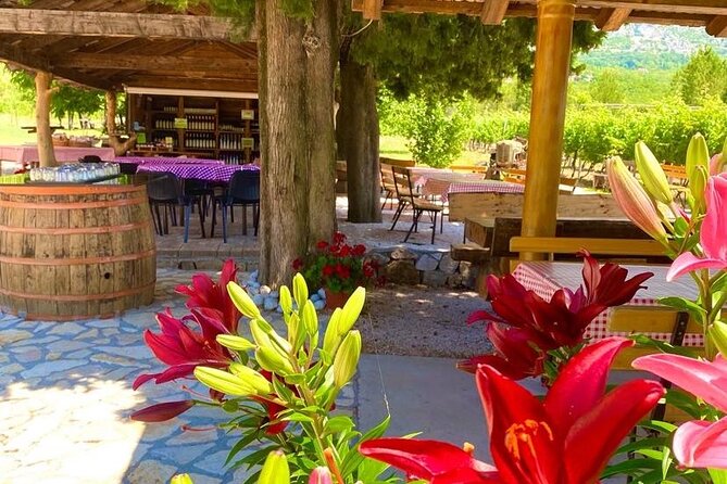 PRIVATE Wine Tour to Konavle country side - Smoked ham, cheese, and the picnic-table pace