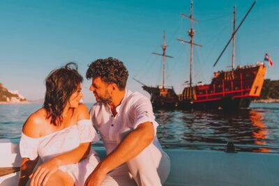 Prosecco & Sunsets: Private Dubrovnik Cruise - City walls first: the Dubrovnik panorama from sea level