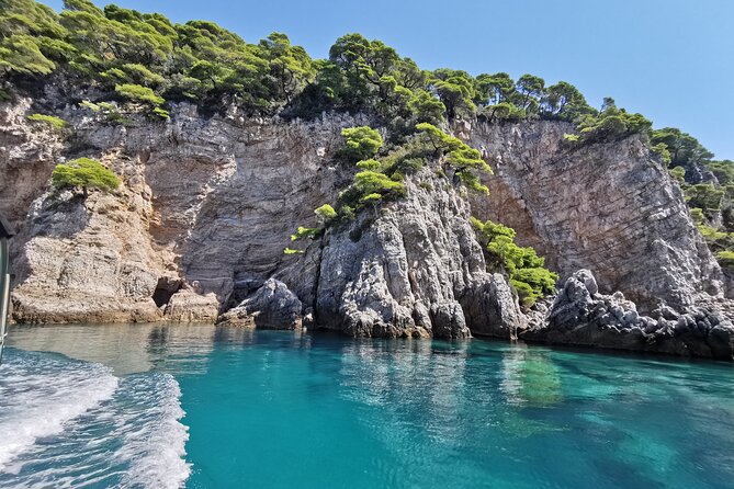 Rent a luxury speed boat for great fun on this Elaphiti Islands tour - Stop 1: Lopud for sandy beaches, botanic gardens, and Temple of Sun