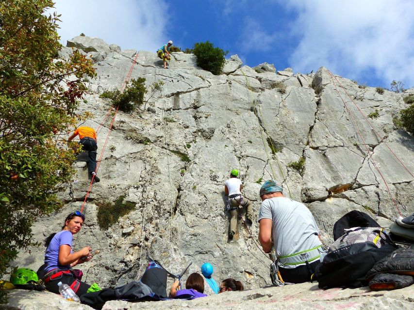 Rock Climbing Lesson in Dubrovnik - The Limestone Wall: Grades 4b to 7a and Real Views