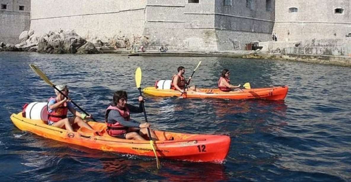 Sea Kayaking - The big picture route: Dubrovnik walls, Lokrum Island, then back again