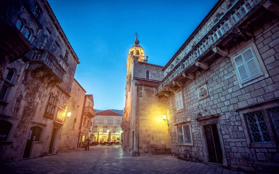 Ston and Korcula Island Day Trip from Dubrovnik with Wine - Korčula Old Town: walls, wind-smart streets, and Marco Polo vibes