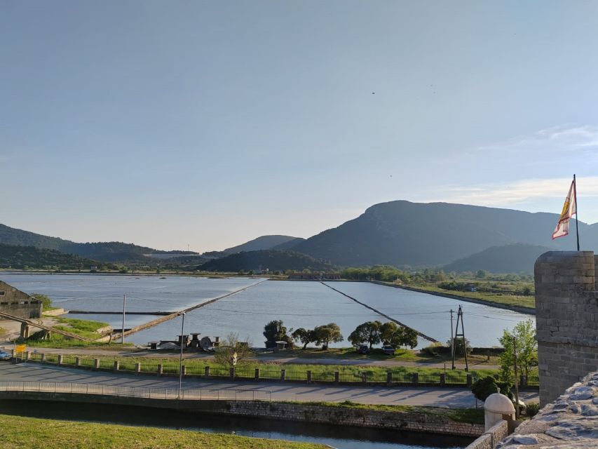 Ston private walking tour with the walls and saltworks visit - Climbing the central fortress overlooking sea and salt pans